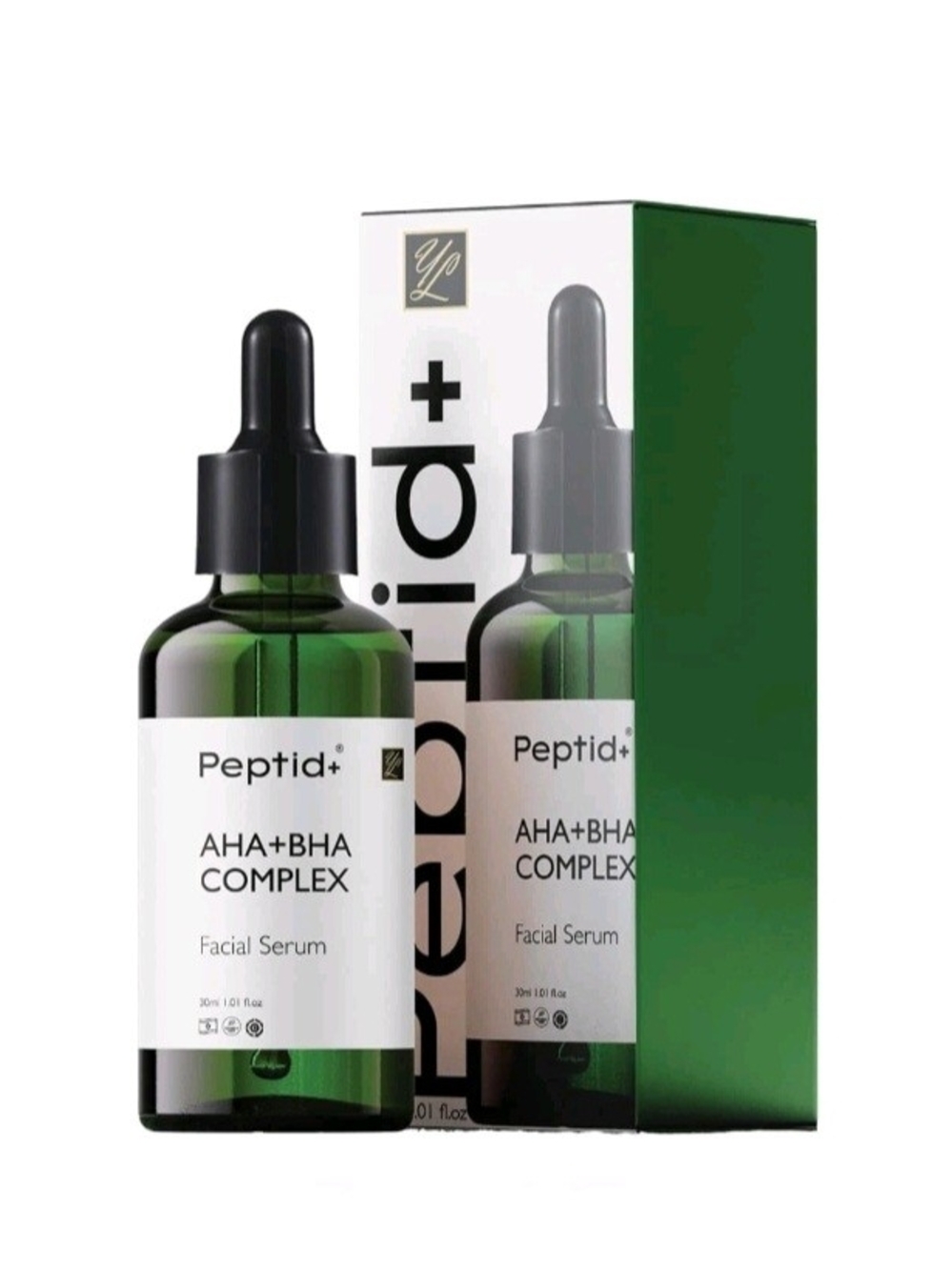 AHA+BHA Complex Facial Serum — Green